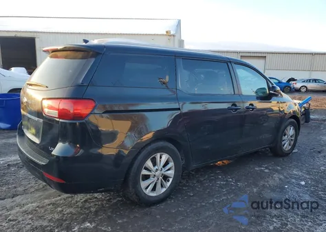 2016 Kia Sedona Lx из США, поврежденный, VIN KNDMB5C13G6113445